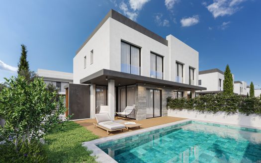 Paphos Property Semi-Detached Three Bedroom House