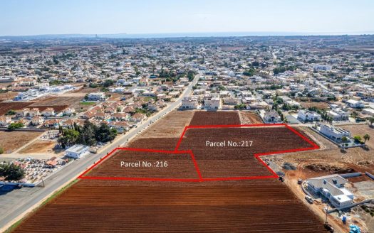 Two residential fields in Xylofagou, Larnaca