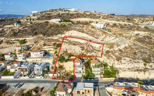 Unutilized building density in Agios Tychonas, Limassol