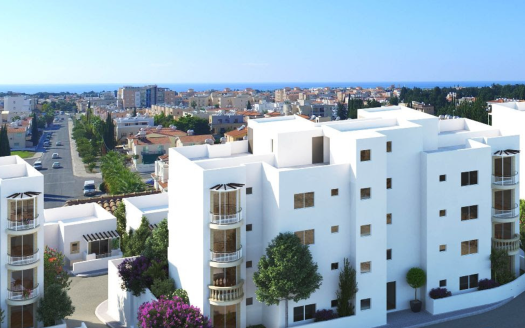 Paphos Property Three Bedroom Apartment in a Gated Complex