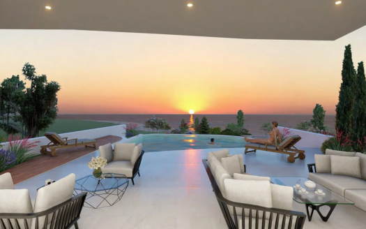 Paphos Property Beachfront Five Bedroom Villa