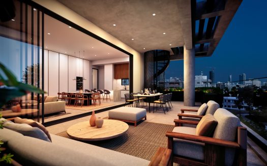 Limassol Property Modern Three Bedroom Penthouse with Swimming Pool