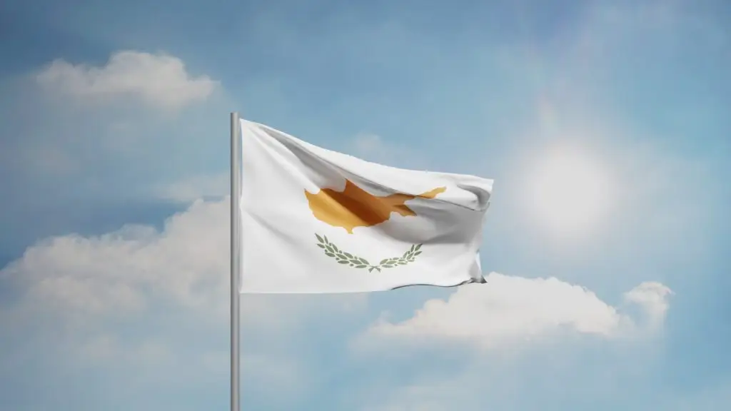 Cyprus flag image promoting real estate in Cyprus and property investment