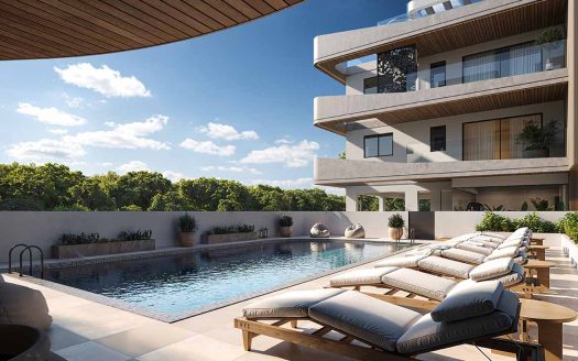 Larnaca Property Modern Two Bedroom Penthouse in a Gated Complex