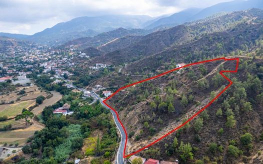 Residential field in Galata, Nicosia