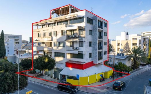 Mixed-use building in John Kennedy Avenue, Nicosia