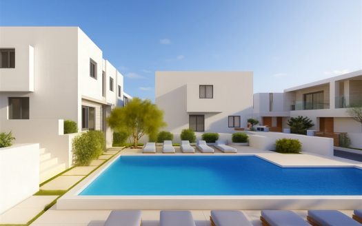 Paphos Property Semi-Detached Three Bedroom House