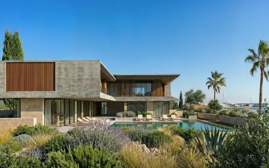 Limassol Property Beachfront Five Bedroom Villa