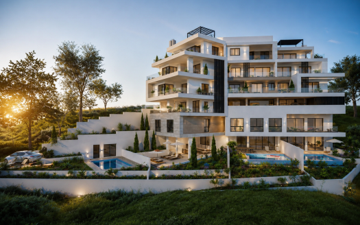 Limassol Property Four Bedroom Penthouse in a Clubhouse Complex