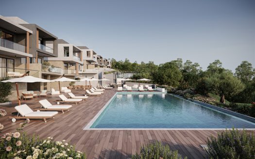 Paphos Property Two Bedroom Apartment in Gated Complex