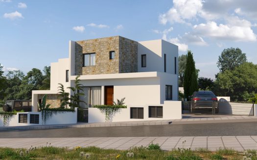 Paphos Property Semi-Detached Three Bedroom House