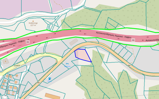 Limassol Property Two Adjacent Residential Fields in Pissouri-6.663 m2
