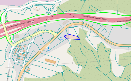 Limassol Property Two Adjacent Residential Fields in Pissouri-6.663 m2