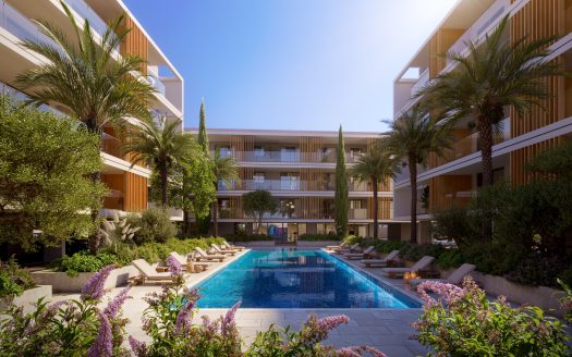 Paphos Property Modern Two Bedroom Apartment in Gated Complex