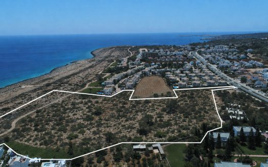 Famagusta Property Beachfront Development Plot in Protaras-28.500 m2