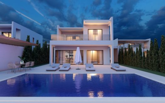 Paphos Property Four Bedroom Villa in Gated Complex