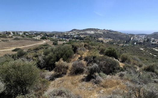 Limassol Property Field with Sea View in Agios Tychonas-6.033m2