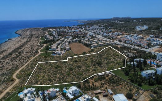 Famagusta Property Beachfront Field in Protaras-17.000m2